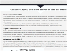 Tablet Screenshot of concours-alpha.fr